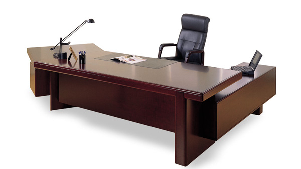 新中式实木老板办公桌椅大班台