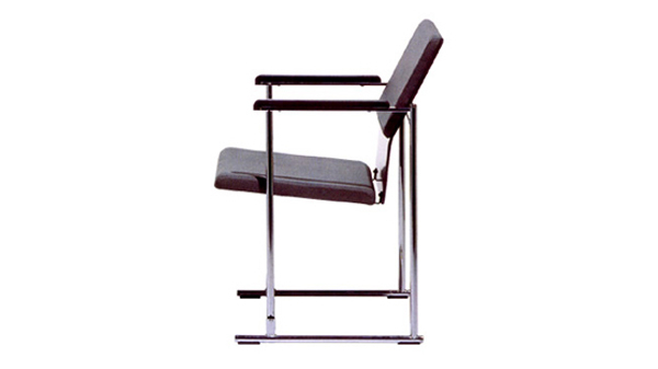 高档钢培训椅会议椅带扶手