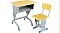 学校升降钢木小学生课桌椅批发生产厂家定做